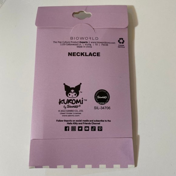 Sanrio 2022 Kuromi Charm Chain Necklace - Picture 4 of 8